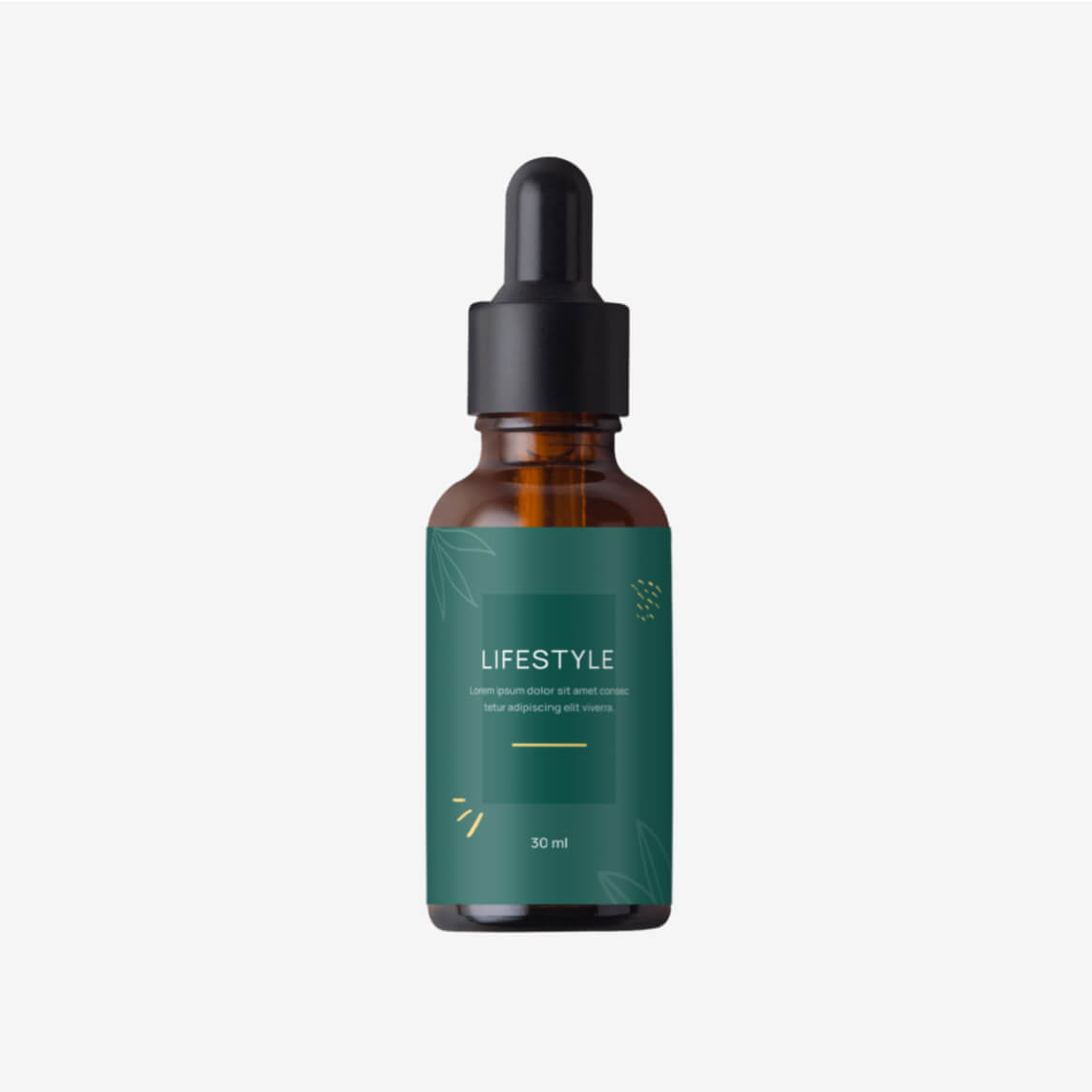 CBD tincture bottle